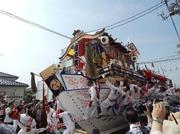 　茨城県・常陸大津の御船祭（文化庁提供）