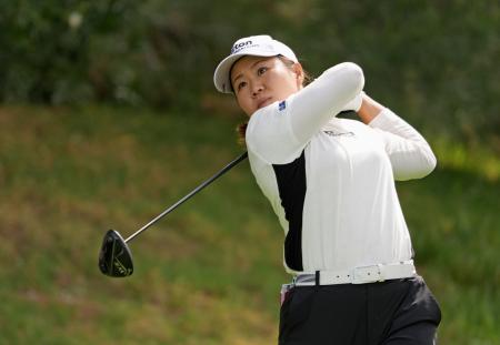 　第１ラウンド、５アンダーで首位の畑岡奈紗＝シャドークリークＧＣ（共同）