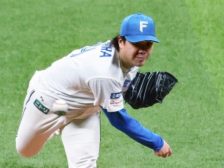 　完投で３勝目を挙げた日本ハム・金村＝エスコンフィールド