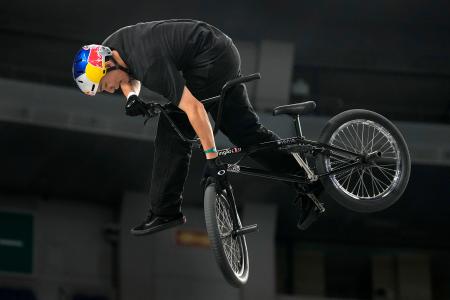 　ＢＭＸフリースタイル・パークで優勝した中村輪夢＝京セラドーム