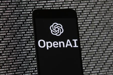 　米オープンＡＩのロゴ＝２０２３年３月（ＡＰ＝共同）