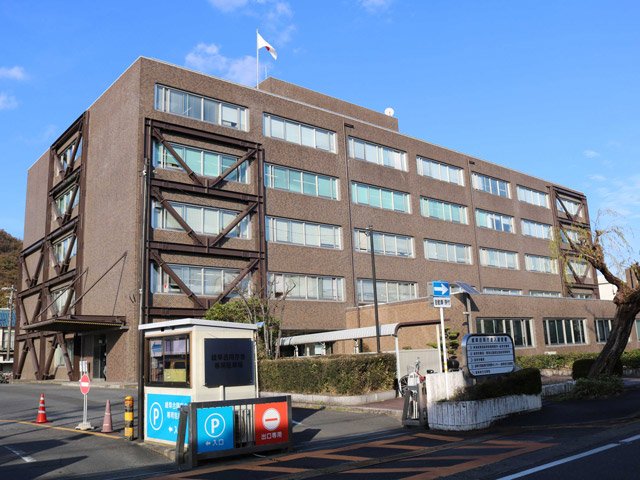 岐阜市が旧本庁舎跡地に移転改築を目指す岐阜合同庁舎＝岐阜市金竜町