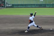 中津川工×岐阜総合＝先発する中津川工の平井＝大垣北