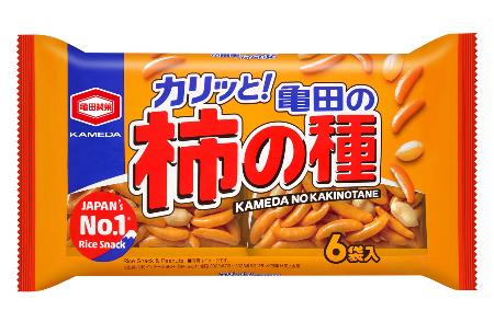 　亀田製菓の「１８０ｇ　亀田の柿の種　６袋詰」