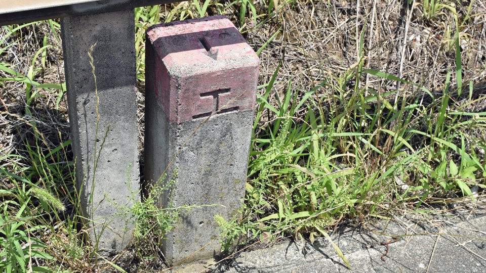 鉄道敷地の境界＝岐阜県内