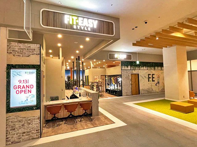 スタジオレッスンなどのサービスを提供するフィットイージースタイルの１号店＝堺市北区、イオンモール堺北花田