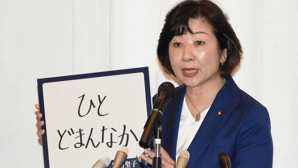 総裁選で訴えたい主張を語る野田聖子衆院議員＝７日午前、岐阜市内