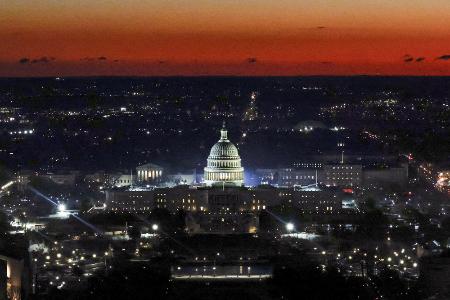 　米連邦議会議事堂＝１月、ワシントン（ＡＰ＝共同）
