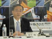 「外国人観光客の来訪復活の契機にしたい」と話す金子慎社長＝名古屋市、ＪＲ東海本社