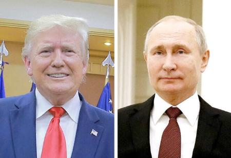 　トランプ米大統領、ロシアのプーチン大統領