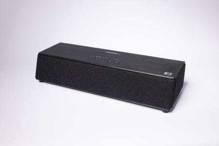 　鹿島の小型立体音響スピーカー「オプソーディス１」（ブラック）