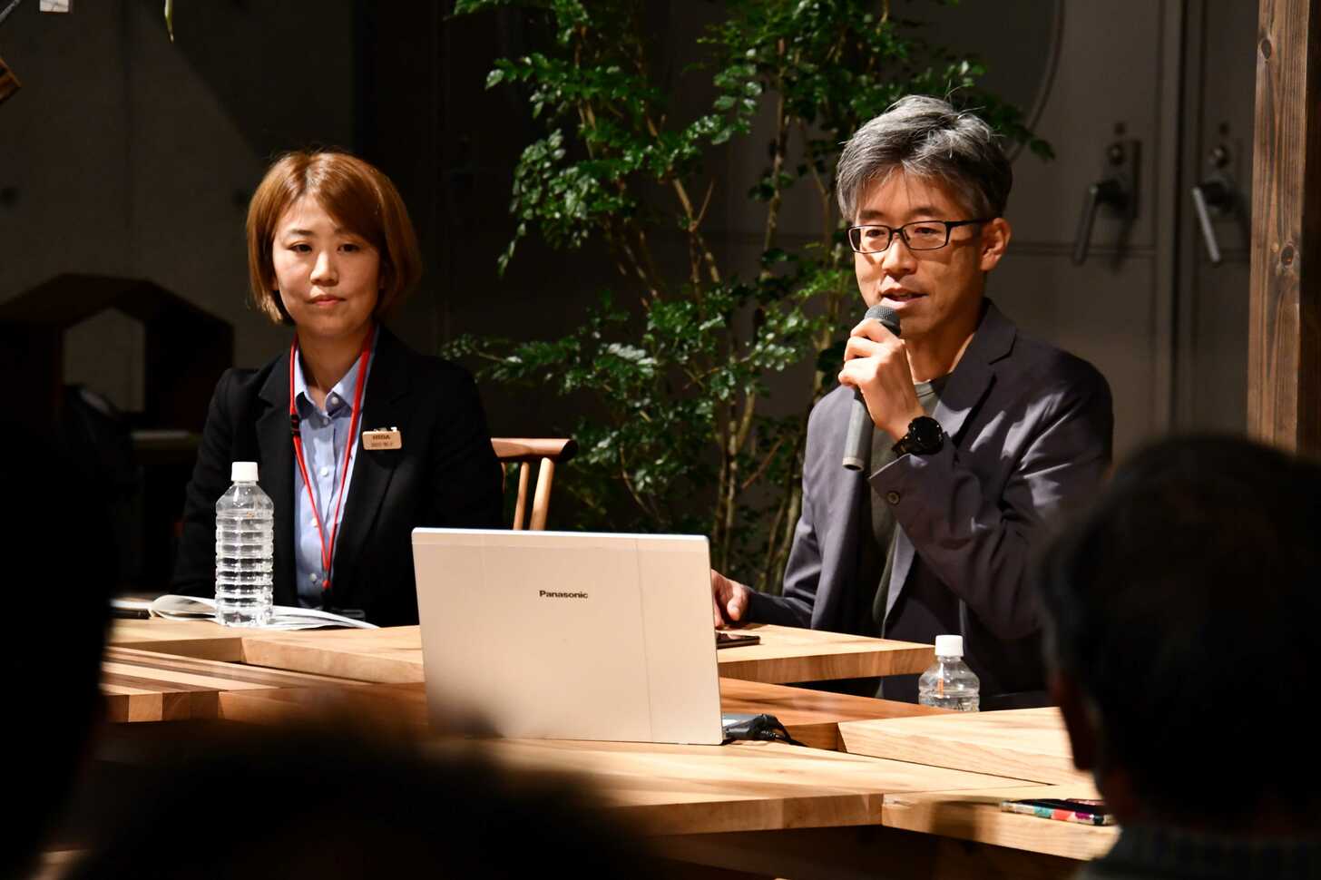 木工と福祉をテーマにしたトークイベント＝高山市千島町、飛騨・世界生活文化センター
