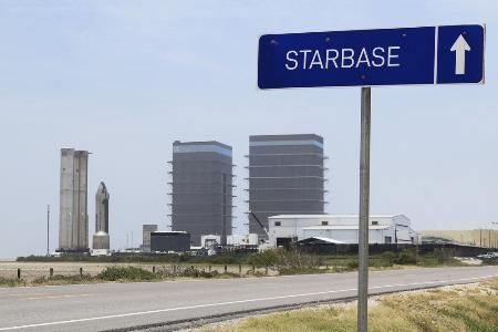 　米スペースＸの拠点「スターベース」＝昨年５月、テキサス州