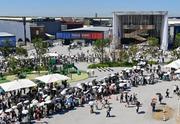 　大勢の来場者でにぎわう大阪・関西万博の会場＝２１日午前、大阪市此花区の夢洲