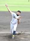 岐阜東×八百津＝先発した八百津の森川＝大垣北