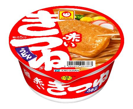 　東洋水産の「赤いきつねうどん」