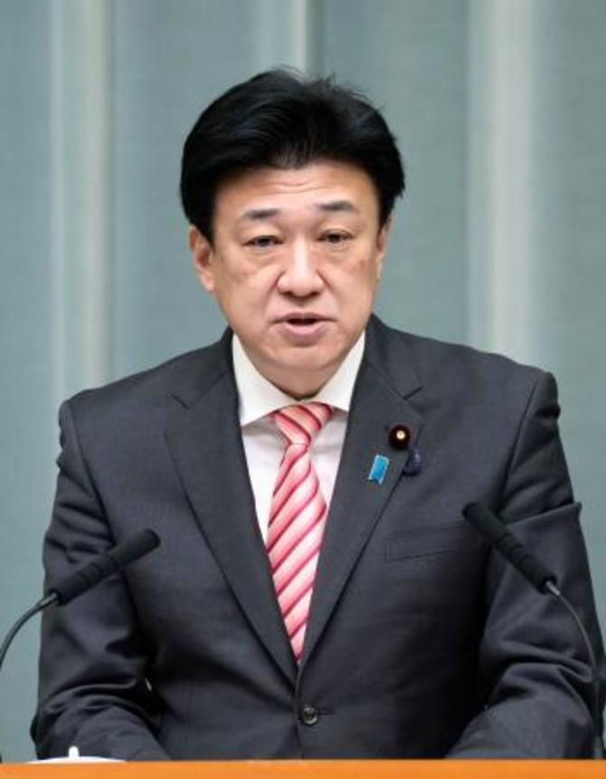 　記者会見する木原官房長官＝８日午前、首相官邸