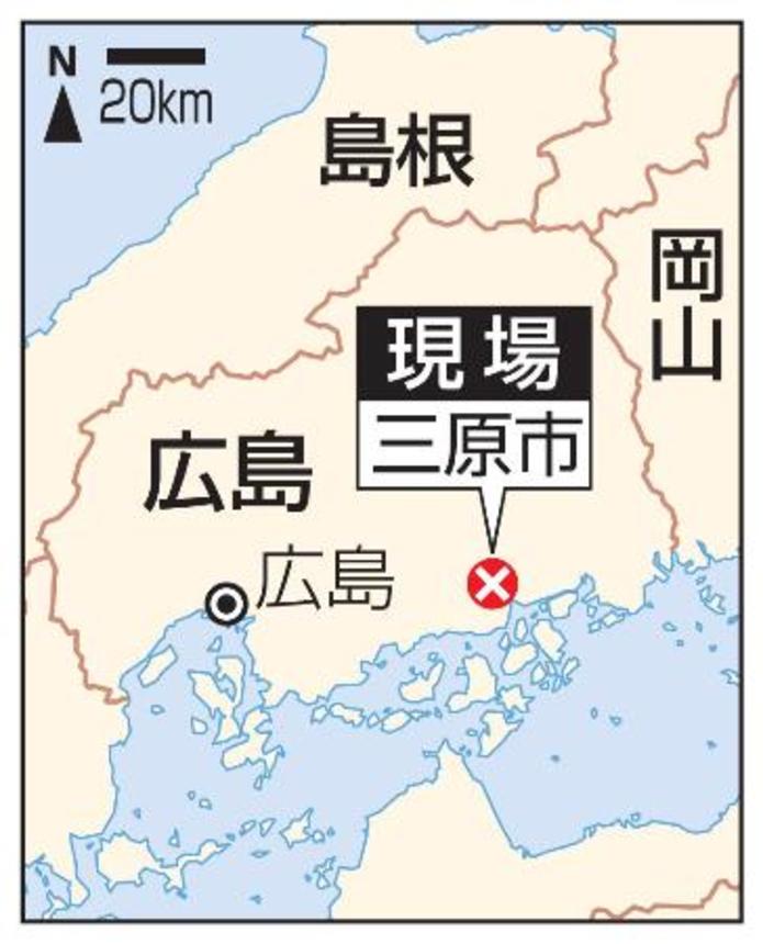 　広島県三原市の現場