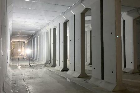 　千葉市が整備したＪＲ蘇我駅周辺の貯留槽（千葉市のホームページから）