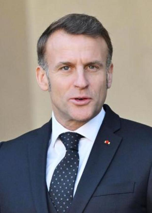 　フランスのマクロン大統領（ゲッティ＝共同）