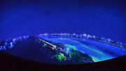 飛騨プラネタリウムで鑑賞できる映像作品「銀河鉄道の夜」の一コマ＝２０１６年６月撮影
