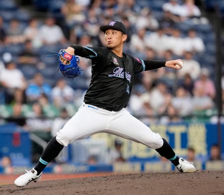 　西武戦に先発したロッテ・小島＝ＺＯＺＯマリン