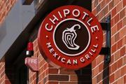 　米チポトレ・メキシカン・グリルのロゴ＝２０２５年８月、米マサチューセッツ州（ＡＰ＝共同）