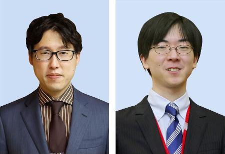 　井山裕太碁聖（左）、芝野虎丸十段