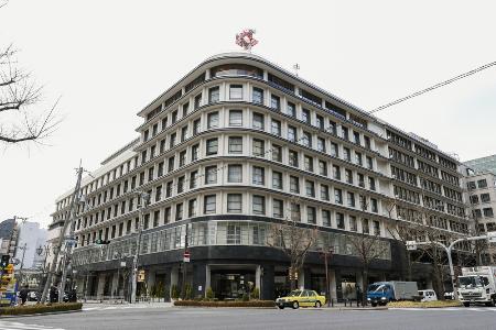 　大阪ガス本社が入る国の登録有形文化財「大阪ガスビルディング」＝２０２１年、大阪市