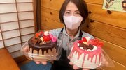 鮮やかでかわいらしいホールシフォンケーキ＝垂井町府中、まんじゅどーむ