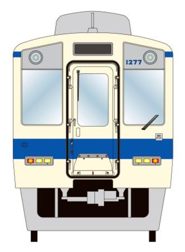　近畿日本鉄道が運行する、東武鉄道風の車両のイメージ図（同社提供）