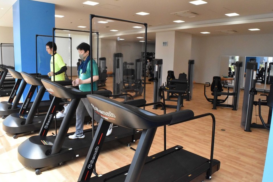 「ウゴクテ」のトレーニングルーム＝岐阜市徹明通、柳ケ瀬グラッスル３５