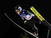 　Ｗ杯ジャンプ男子個人第５戦　２位に入った二階堂蓮の飛躍＝ルカ（共同）