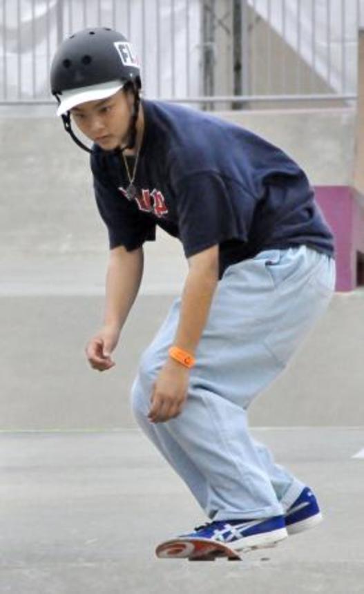 　ストリート女子予選を首位通過した松本雪聖＝ライブドア・アーバンスポーツパーク