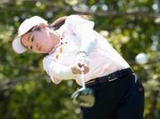 　第２日、通算８アンダーで首位の呉佳晏＝石坂ＧＣ