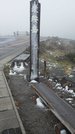 今季初めての積雪が観測された乗鞍岳＝６日午後、高山市丹生川町（乗鞍スカイライン管理事務所提供）