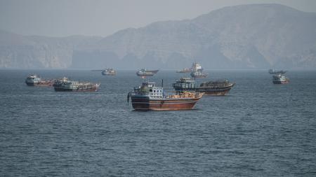 　ホルムズ海峡（ロイター＝共同）