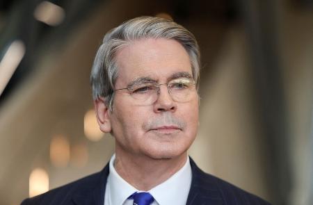 　ベセント米財務長官＝昨年１０月、クアラルンプール（ロイター＝共同）