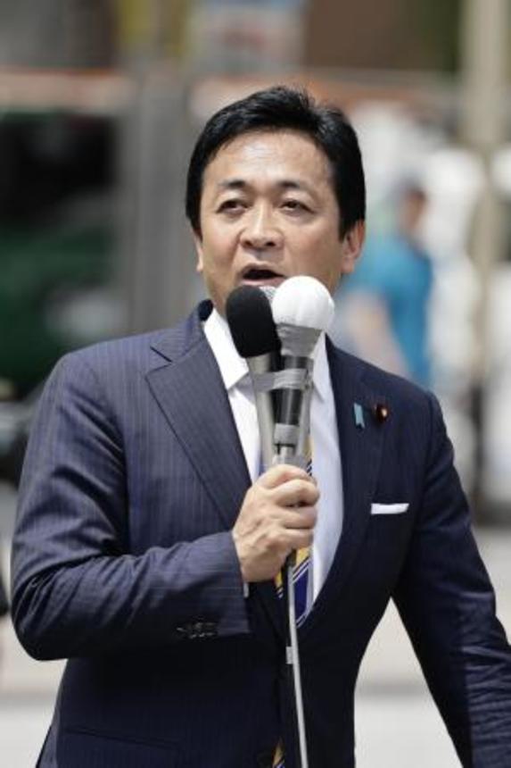 　国民民主党の玉木代表＝３日午前、東京・新橋