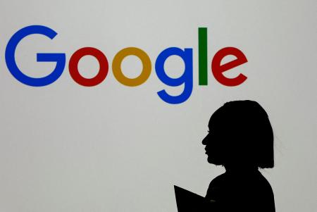 　米ＩＴ大手グーグルのロゴ＝２月、パリ（ロイター＝共同）