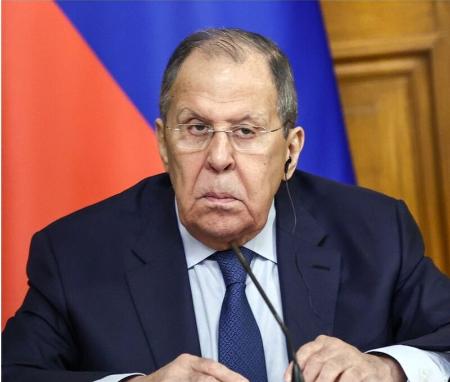 　ロシアのラブロフ外相（タス＝共同）