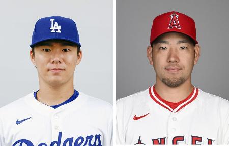 　山本由伸、菊池雄星（ゲッティ＝共同）
