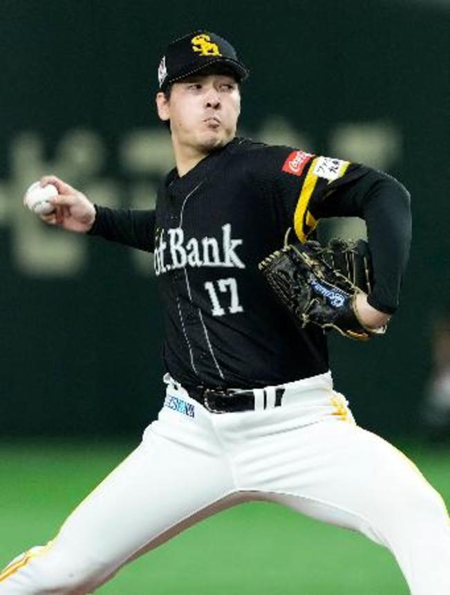 　日本ハム戦に先発したソフトバンク・有原＝東京ドーム