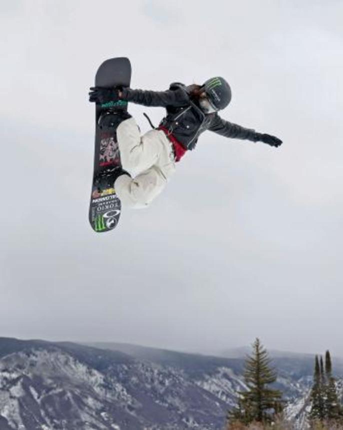 　スノーボードの女子スロープスタイルで３位に入った村瀬心椛＝アスペン（ゲッティ＝共同）