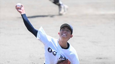 大垣日大のエース山田＝長良川