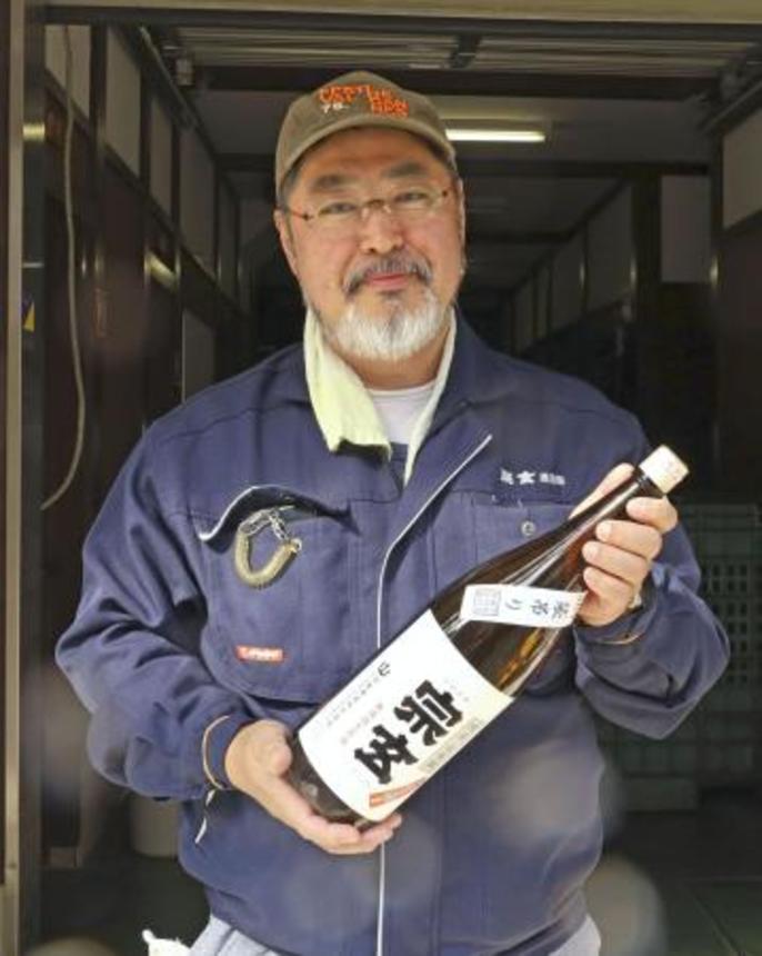 　宗玄酒造社長の八木隆夫さん＝２０２４年３月、石川県珠洲市