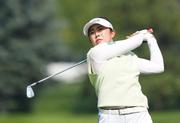 　ゴルフのＣＰＫＣ女子オープンで米ツアー４勝目を挙げた山下美夢有＝２３日、カナダ・エドモントンのロイヤル・メイフェアＧＣ（共同）