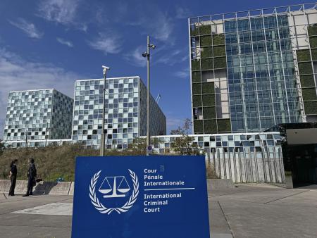 　オランダ西部ハーグにある、国際刑事裁判所の本部＝９月（共同）