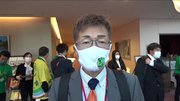 実行委員長を務めたハッピー水谷さん＝岐阜市薮田南、サラマンカホール