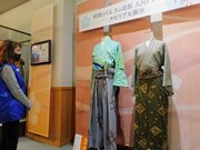 大河ドラマの光秀と母・牧の複製品の衣装